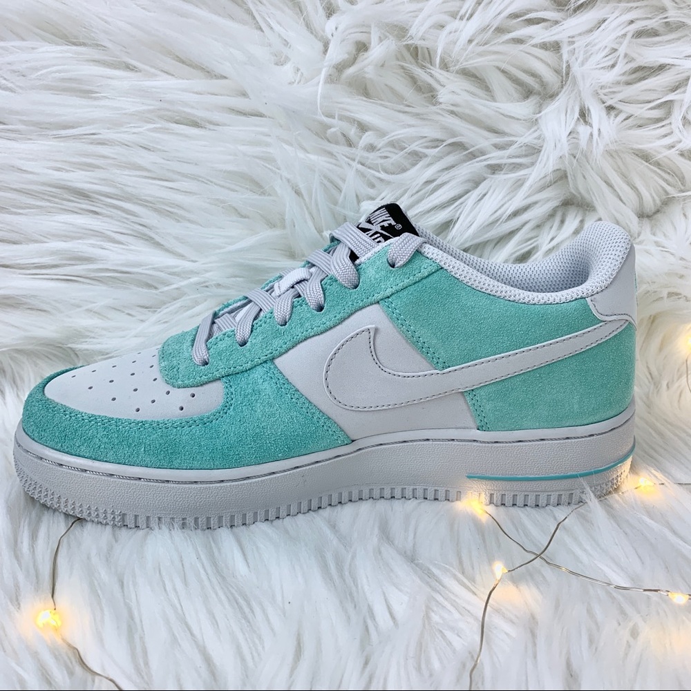 New Nike Air Force 1 Tiffany Teal and Grey - Picture 8 of 9